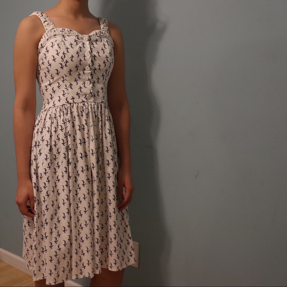 ⚓️Unique Vintage Anchor Dress⚓️
